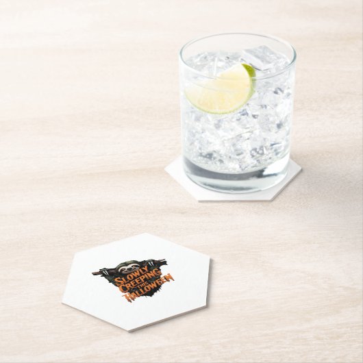 Dessous-de-verre En Papier Lentement Creeping Cette Halloween - Clas Déplaisa (En situation)