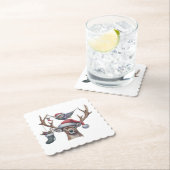 Dessous-de-verre En Papier Les amis festifs (En situation)