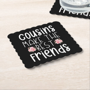 Dessous-de-verre En Papier Les Cousins Font Fleur Les Meilleurs Amis De Beaux