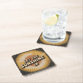 Dessous-de-verre En Papier Let The Sunshine In (En situation)