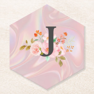 Dessous-de-verre En Papier Lettre J