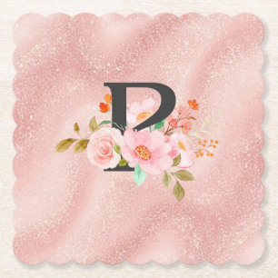 Dessous-de-verre En Papier Lettre P