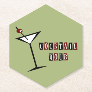Dessous-de-verre En Papier L'heure du cocktail