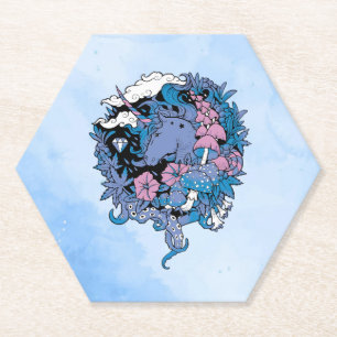 Dessous-de-verre En Papier Licorne