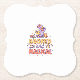 Dessous-de-verre En Papier Licorne Réservée et Impression Magique Prête Fond