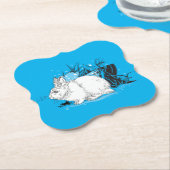 Dessous-de-verre En Papier Lièvre (Incliné)