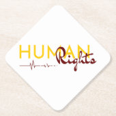 Dessous-de-verre En Papier Lifeline to Human Rights (Devant)