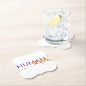 Dessous-de-verre En Papier Lifeline to Human Rights (En situation)