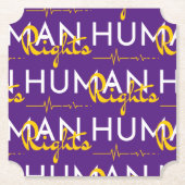 Dessous-de-verre En Papier Lifeline to Human Rights (Devant)