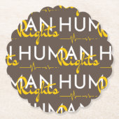 Dessous-de-verre En Papier Lifeline to Human Rights (Devant)