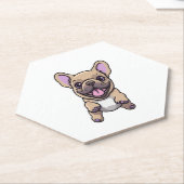 Dessous-de-verre En Papier Lilac (Incliné)