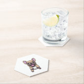 Dessous-de-verre En Papier Lilac (En situation)