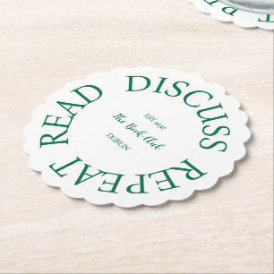 Dessous-de-verre En Papier Lire Les Discussions Répéter Le Club Du Livre