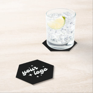 Dessous-de-verre En Papier Logo de l'entreprise Décoration d'événement Simple