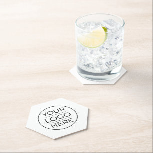 Dessous-de-verre En Papier Logo de marque d'entreprise moderne
