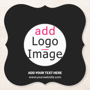 Dessous-de-verre En Papier Logo personnalisé moderne professionnel tendance n