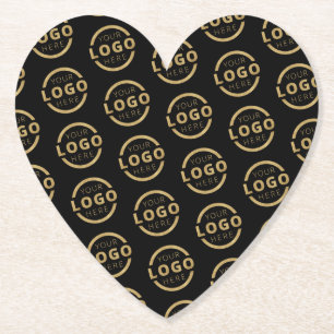 Dessous-de-verre En Papier Logo promotionnel personnalisé Marque commerciale