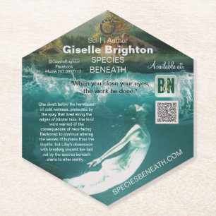 Dessous-de-verre En Papier Logo Taupe Auteur Matériel promotionnel Signets