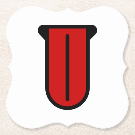 Dessous-de-verre En Papier 👅 longue langue (Devant)