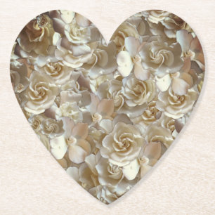 Dessous-de-verre En Papier Lots de beautiful rose petals