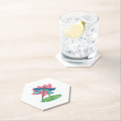 Dessous-de-verre En Papier Lotus Dragonfly (En situation)