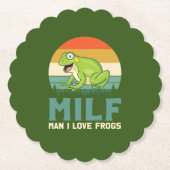 Dessous-de-verre En Papier Love Frogs Dessous de verre (Devant)