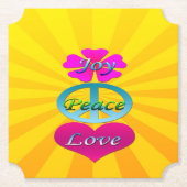 DESSOUS-DE-VERRE EN PAPIER LPJ (Devant)