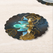 Dessous-de-verre En Papier Luciole de vapeur (Incliné)