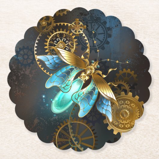 Dessous-de-verre En Papier Luciole de vapeur (Devant)