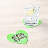 Dessous-de-verre En Papier Lucky St. Patrick’s Day Kittens-47474 (En situation)