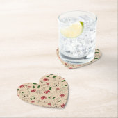 Dessous-de-verre En Papier Magic Garden Flower Motif (En situation)