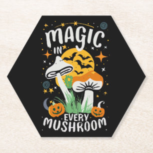 Dessous-de-verre En Papier Magie dans chaque champignon !