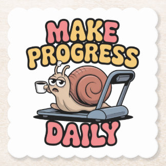 Dessous-de-verre En Papier Make Progress Daily