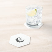 Dessous-de-verre En Papier Mandala Dragonfly Gothic Dragonflies (1) (En situation)