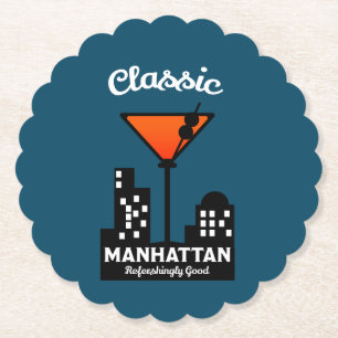 Dessous-de-verre En Papier Manhattan Cocktail Wall Art