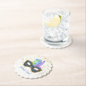 Dessous-de-verre En Papier Mardi Gras (En situation)