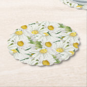 Dessous-de-verre En Papier Marguerites (Incliné)