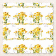 marguerites délicates ! bordure festonnée