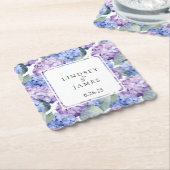 Dessous-de-verre En Papier Mariage (Incliné)