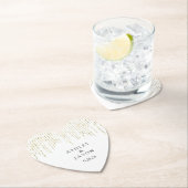 Dessous-de-verre En Papier Mariage (En situation)