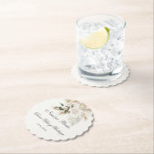 Dessous-de-verre En Papier Mariage Boho espagnol (En situation)