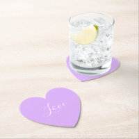 Mariage minimaliste Pastel Mauve couleur solide pe