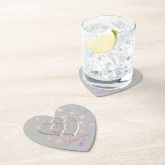 Dessous-de-verre En Papier Mariage vintage (En situation)