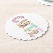 Dessous-de-verre En Papier marque-mot LOONEY TUNES™ (Incliné)