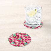 Dessous-de-verre En Papier Martini Paper Coaster (En situation)