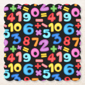 DESSOUS-DE-VERRE EN PAPIER MATHEMATICS AND NUMERICAL OPERATIONS (Devant)