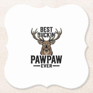 Dessous-de-verre En Papier Meilleur Buckin Pawpaw Vintage Chemise de Chasse a
