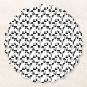 Dessous-de-verre En Papier Meilleure Conception de Langage Vingt Six