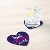 Dessous-de-verre En Papier Meilleure maman jamais (En situation)