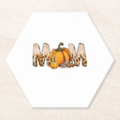 Dessous-de-verre En Papier Merci à maman Citrouille Leopart (Devant)